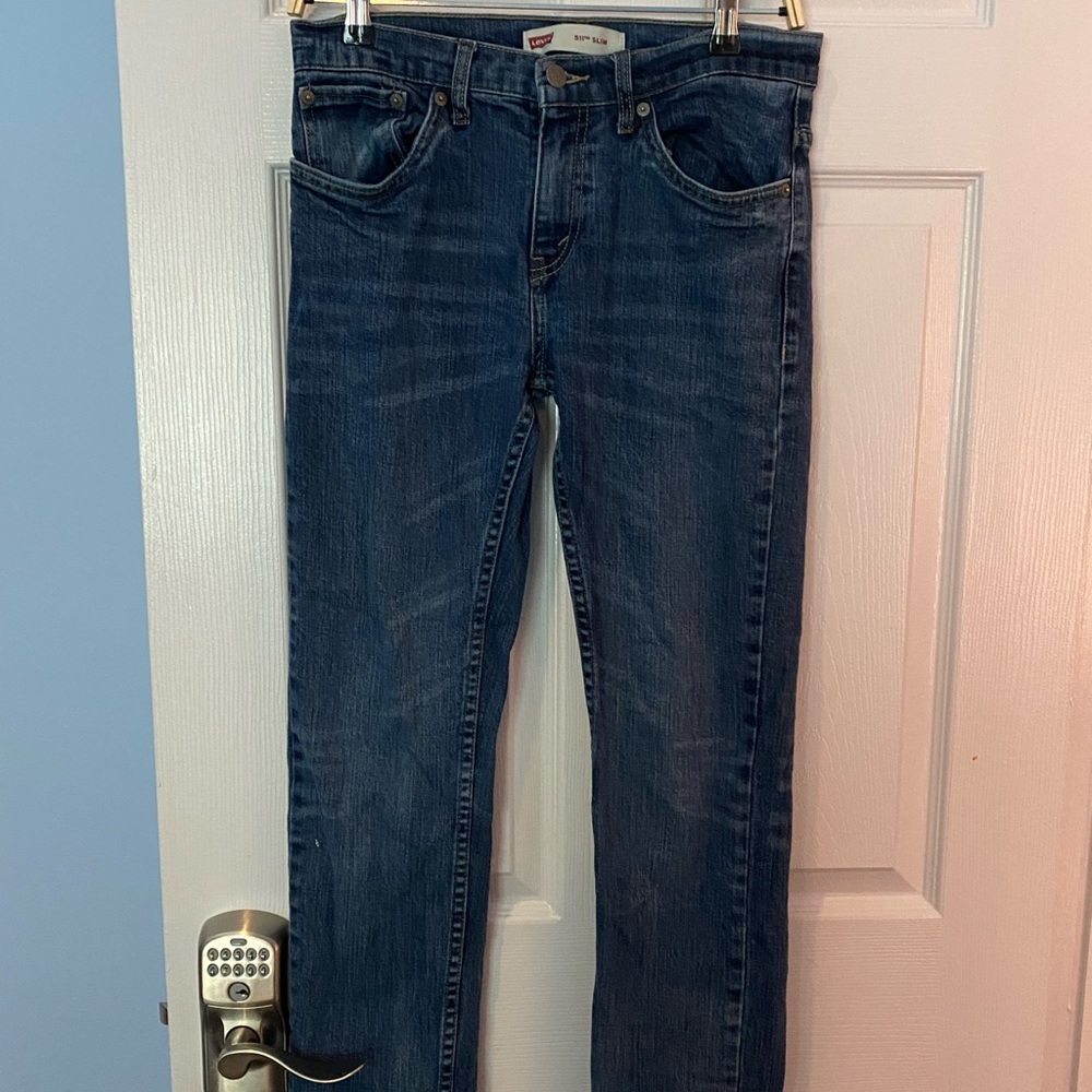 Levi’s 511 Slim Fit Dark Wash Jeans 29x29